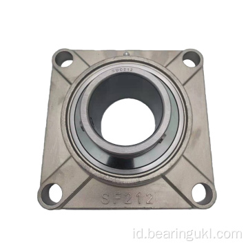 Sucf212 stainless steel empat baut flange housing bantalan